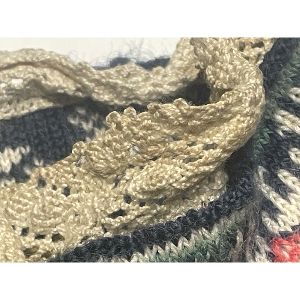 Rare Vintage Dale of Norway Embroidered Wool Cardigan | Cottagecore | Size S - Picture 9 of 11